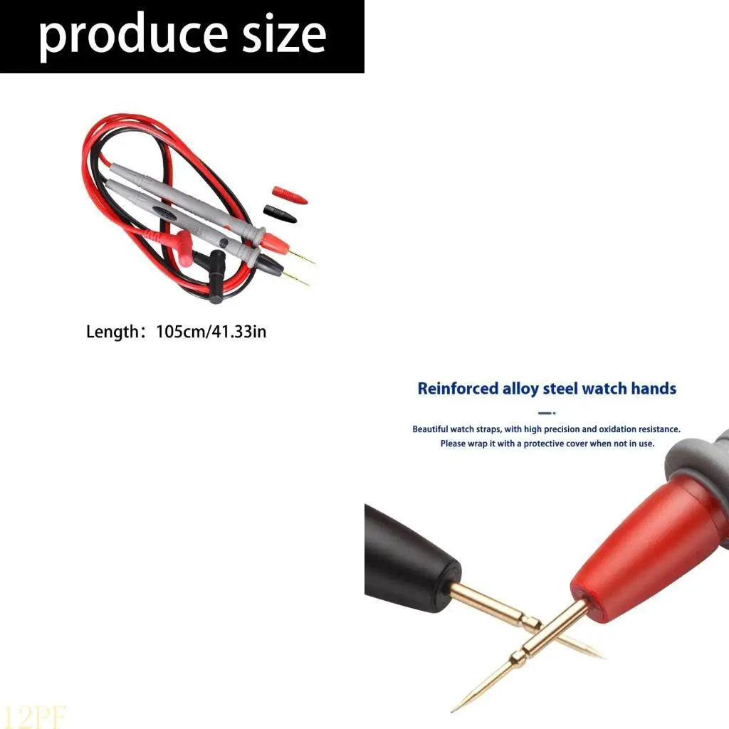 12PF 1000V 20A Multimeter Accessories Probes set for Small Component Testing