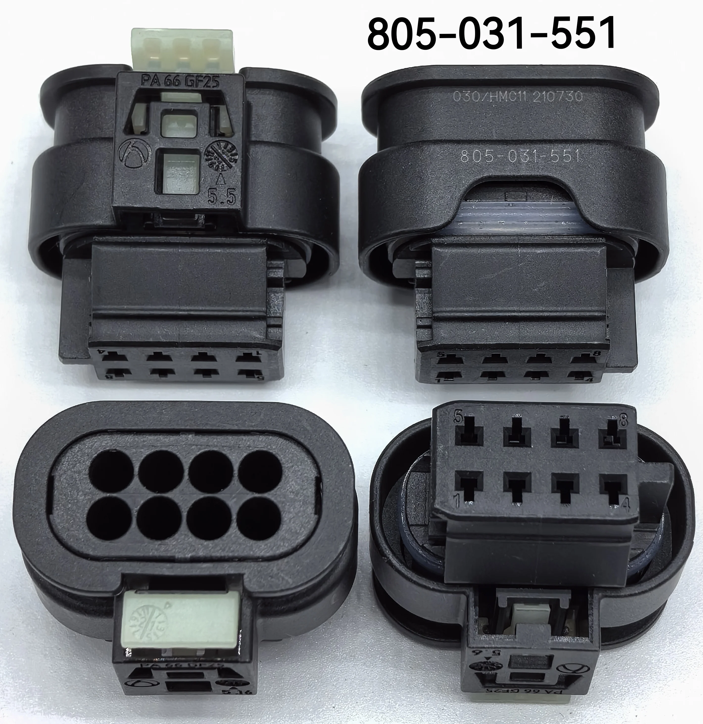10PCS original connector 8P  female  805-031-551