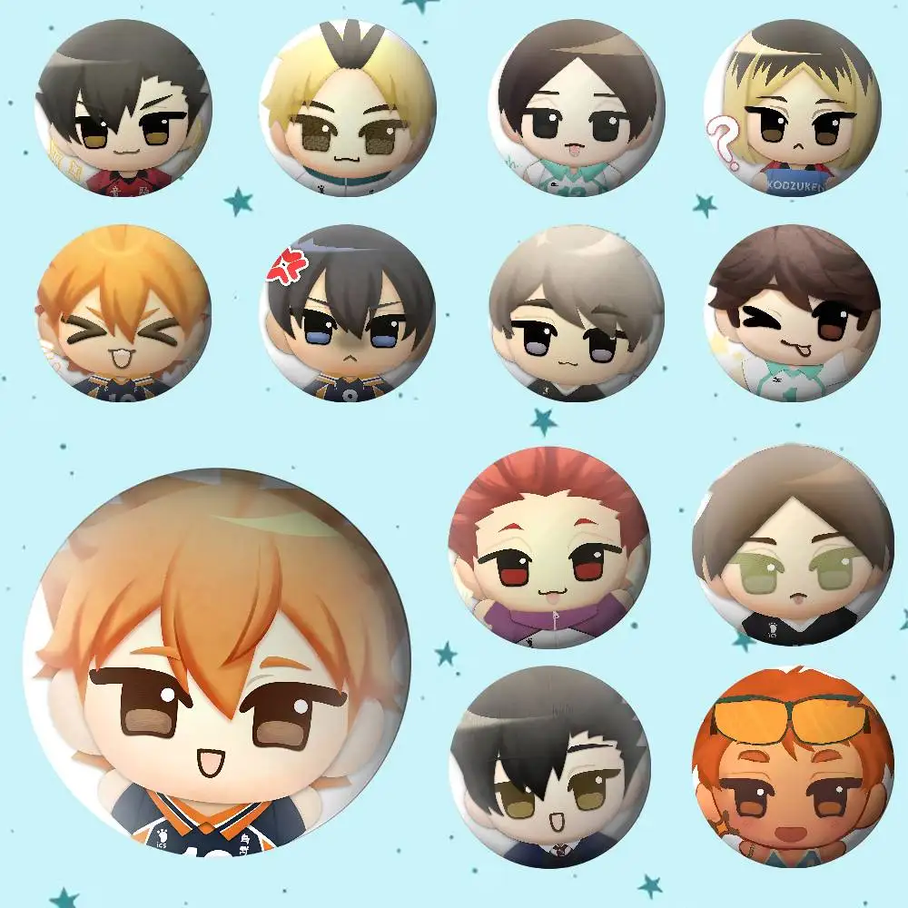 أمين H-Haikyuu شارات صفيح لينة زر دبوس بروش شارة معدنية مخصصة مجوهرات اكسسوارات قبعة حقيبة التلبيب