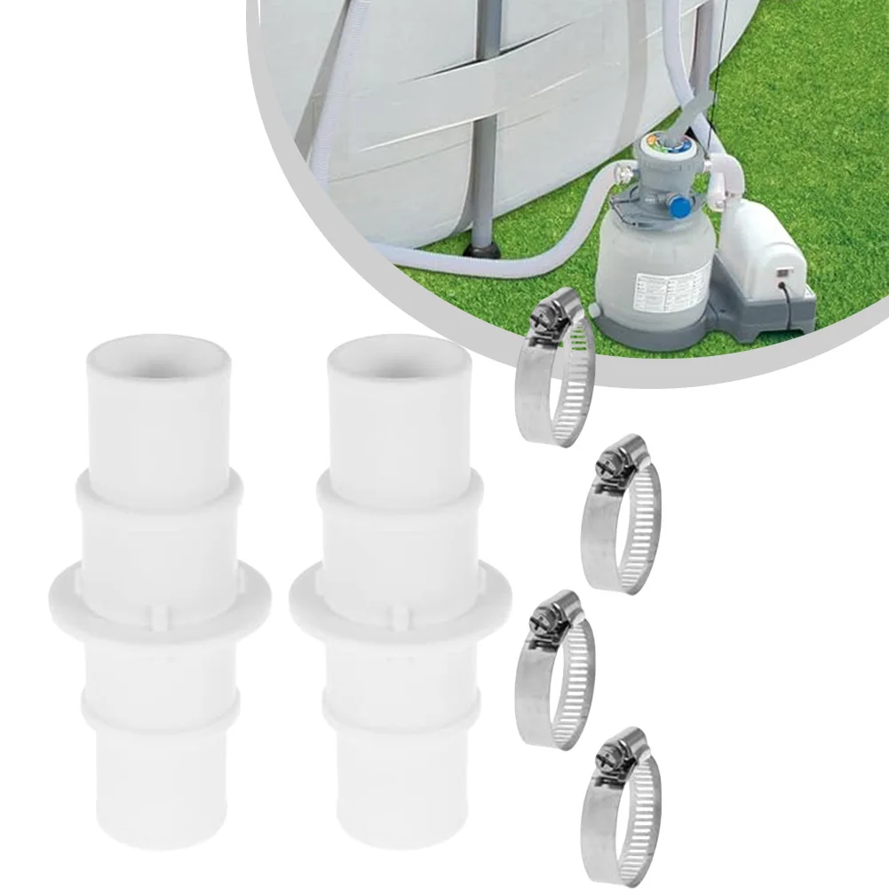 

Easy Connection Pool Hose Connectors As Shown Rust-proof Clamps High-quality PVC Leak-proof Design Stainless Steel Hose Clamps