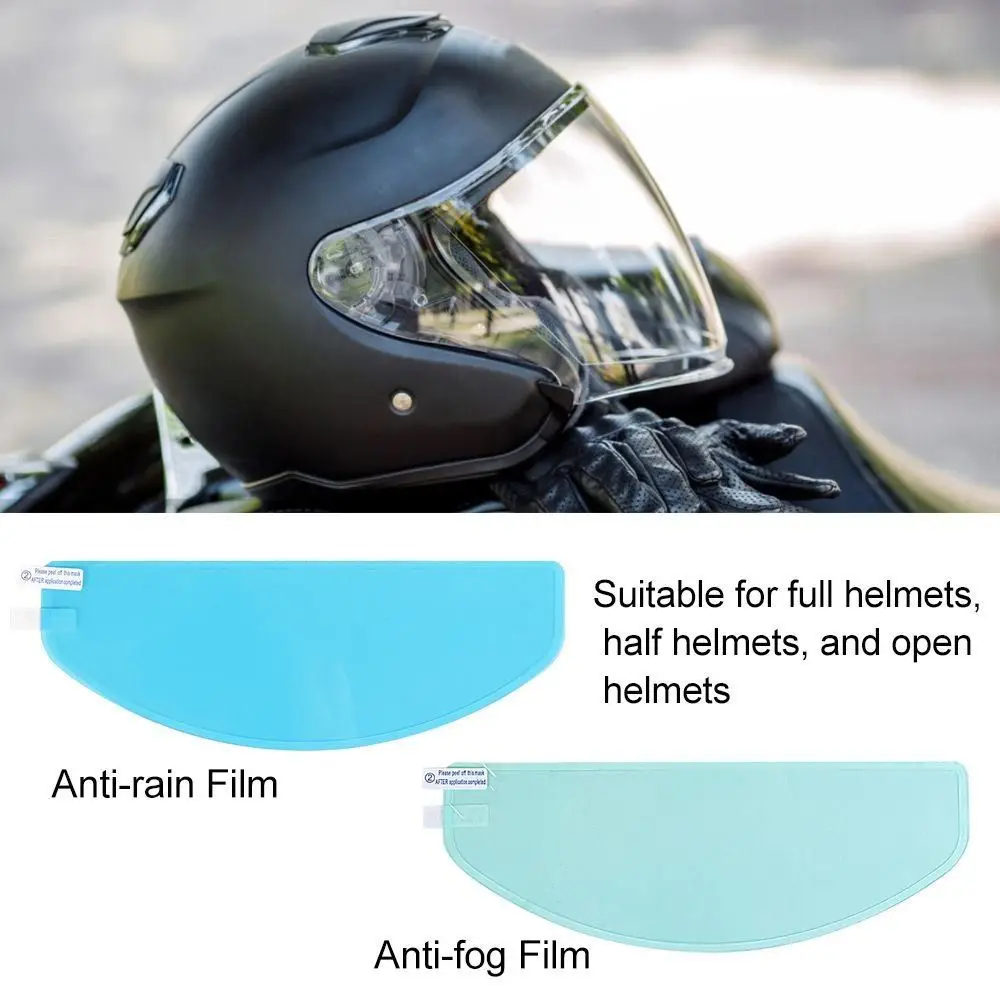 Waterproof Anti-fog film Long-lasting Moto Racing Helmets Accessories Anti-rain film Universal Full Frame Universal Helmet Patch