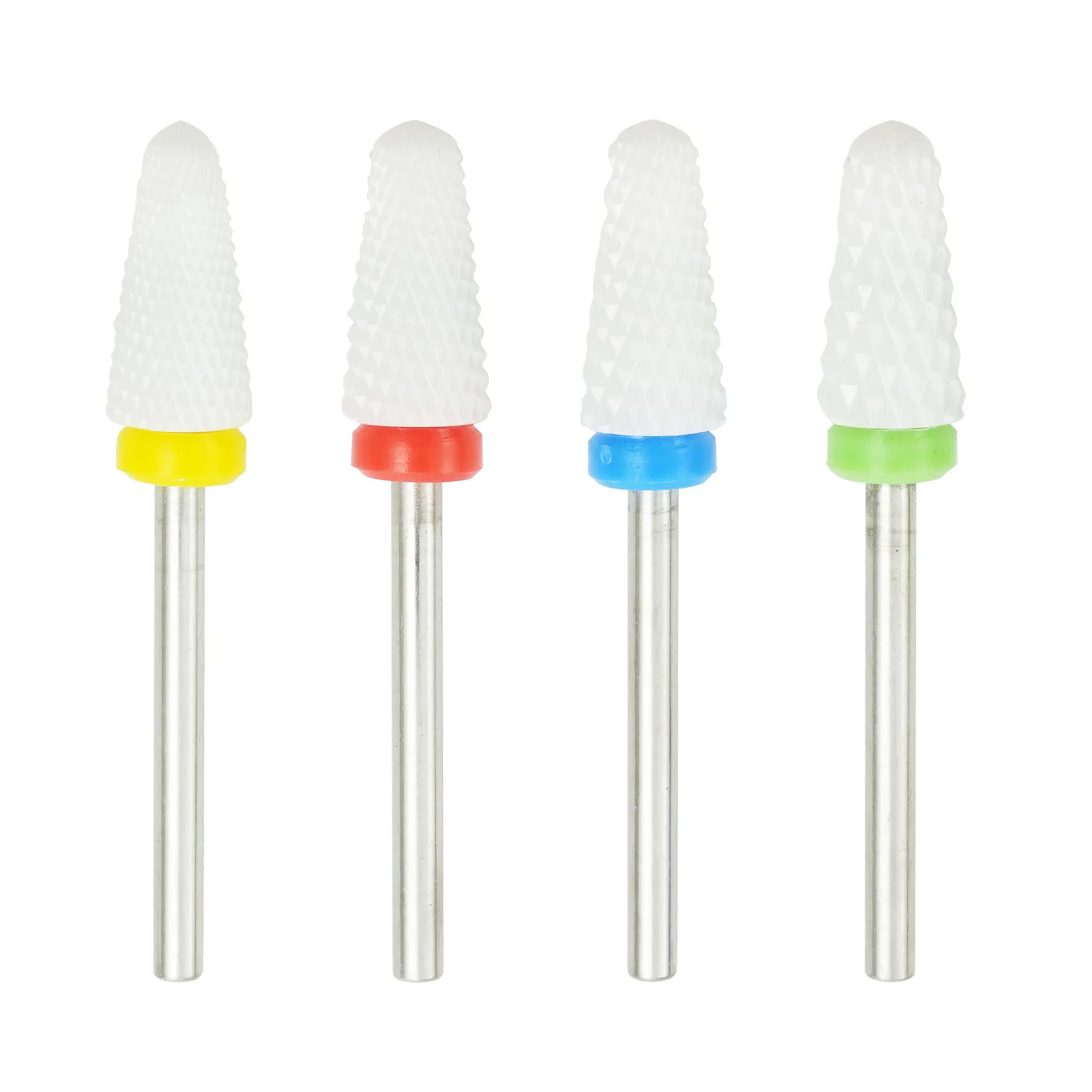 1pc Neue Keramik Nagel Bohrer Schaft Fräser Dreh Bits Für Elektrische Maniküre Maschine Grat Zubehör Nail art Werkzeuge