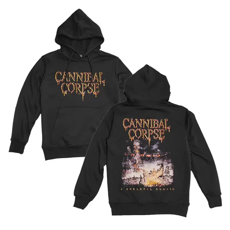 

Mens Fashion Hoodies Cannibal Corpse Hoodie Sweatshirts Harajuku Streetwerar Long Sleeve Zip-up Hoody Coats