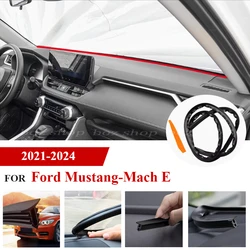 For Ford Mustang-Mach E 2021 2022 2023 2024 Car Central Control Dashboard Sealing Strips Soundproof Tape Car Refit  Accessories