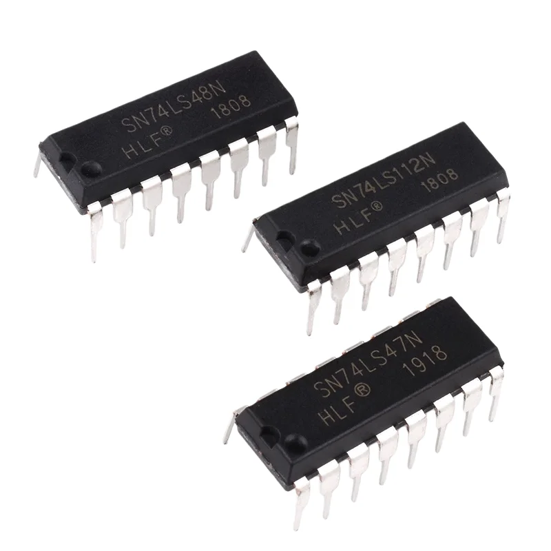 10 Stück SN74LS42 47 48 75 83 85 109 112 138 139N Chip DIP-16 / SN74LS85 DIP-14 – Detail 2