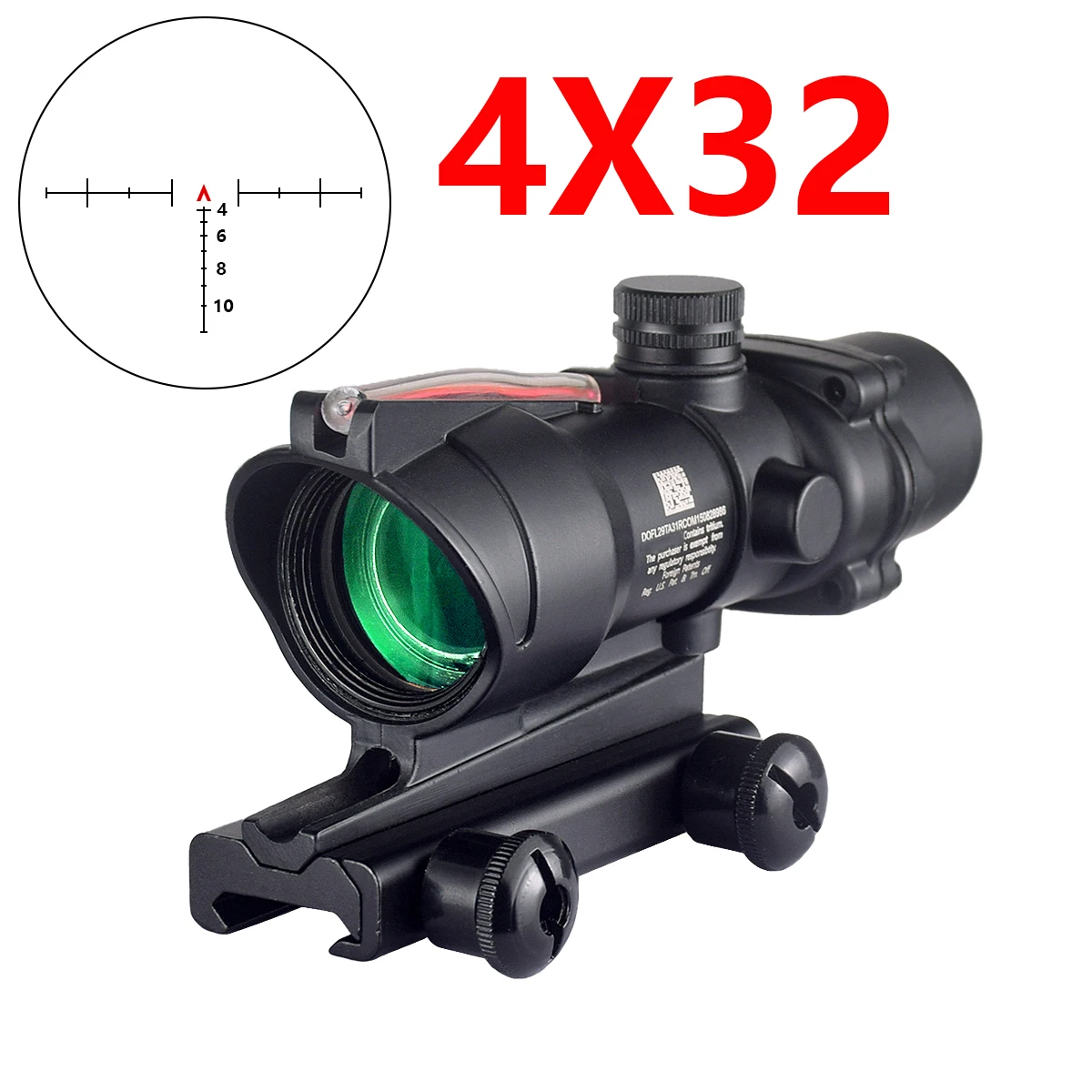 EOTECH G33 G43 3X G45 5X المكبر 558 المجسم كوليماتور ريد دوت البصر 4X32 البصر مع ريد دوت الألياف البصرية الحقيقية RifleScope