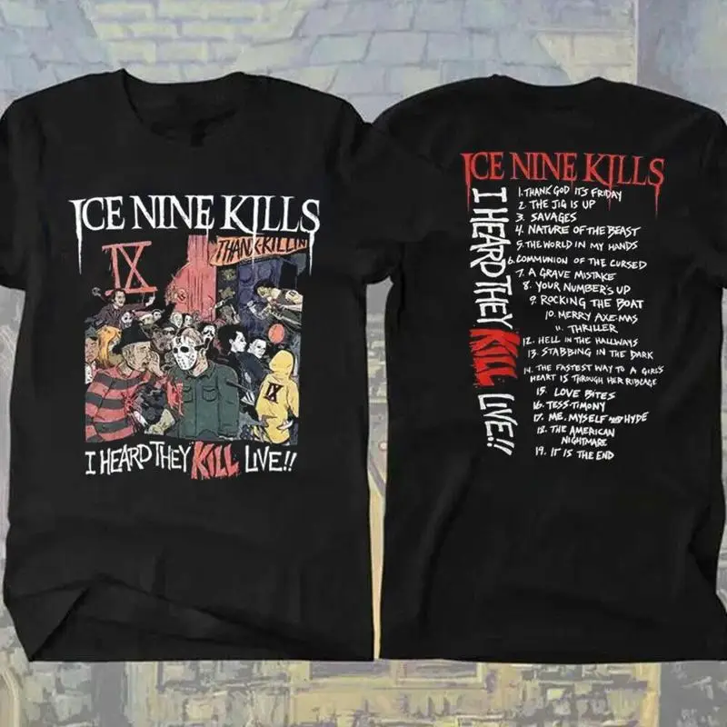 

Новая футболка Ice Nine Kills Heard The Kill для фанатов S 5XL
