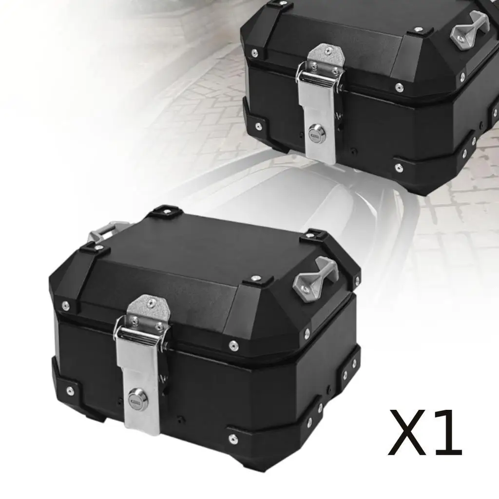 Generic Motorcycle Top Case 10L Storage Trunk Motorbike Tail Trunk for Riding Accessories