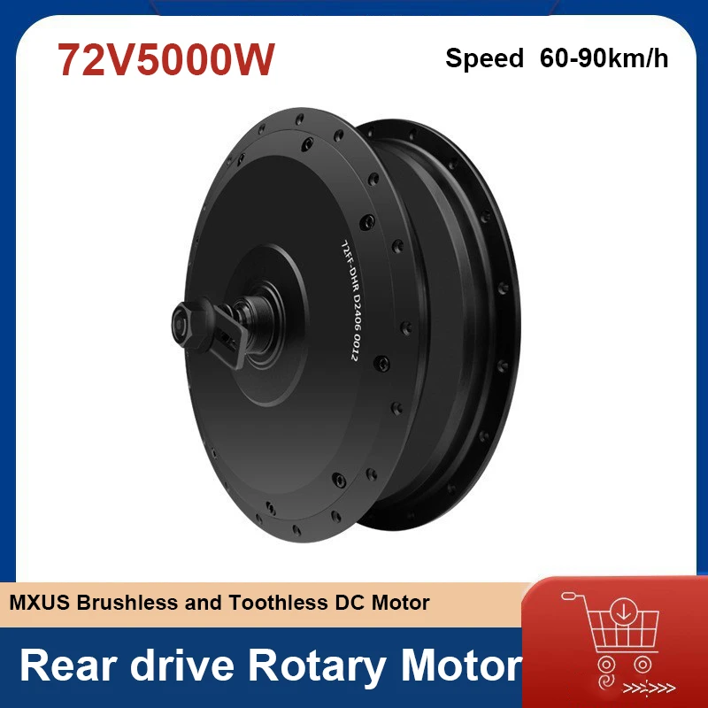 

MXUS 72V5000W привод заднего колеса вращающийся поворотный двигатель 60-90 км/ч 150 мм модифицированные двигатели для горного/внедорожного/дорожного велосипеда