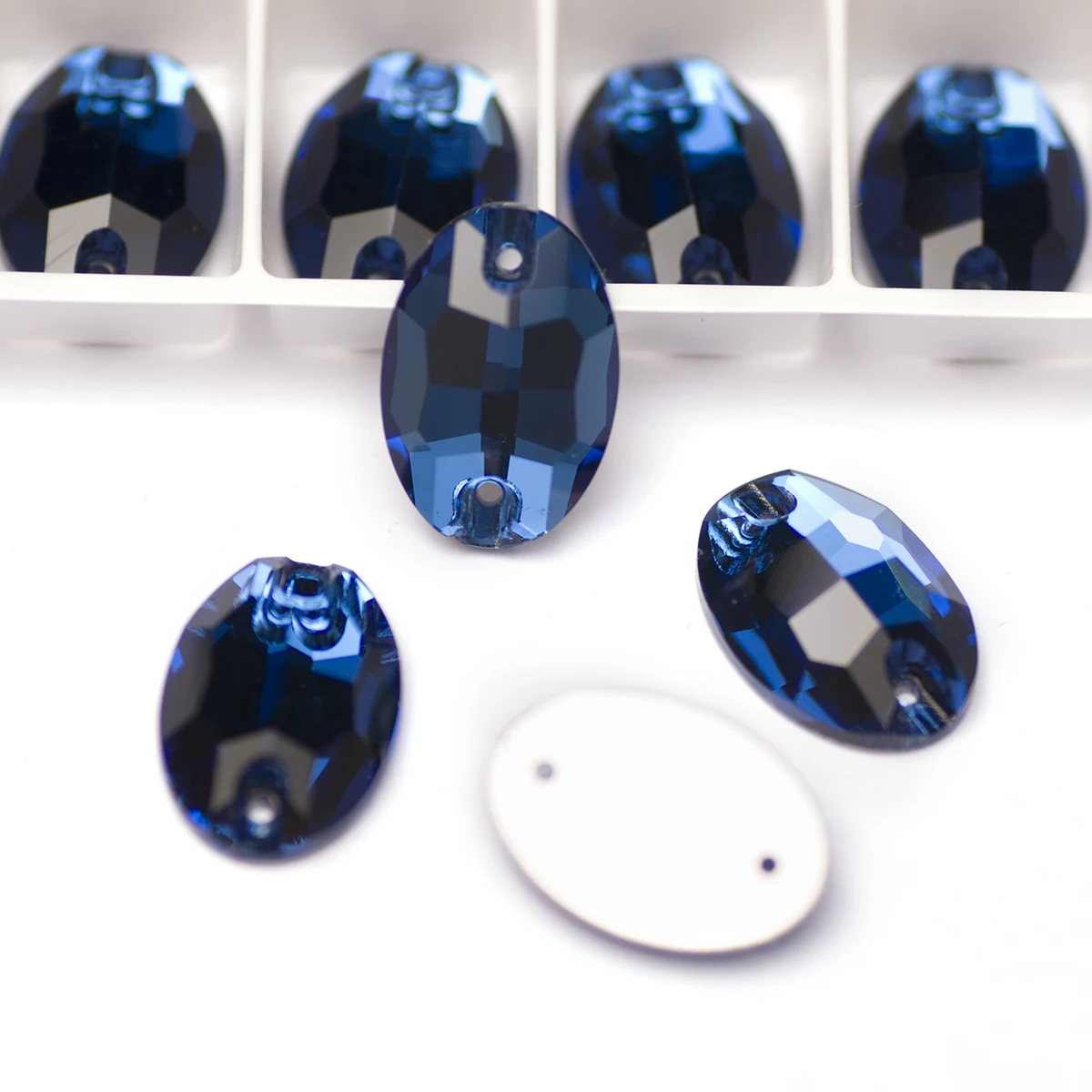 YANRUO 3210 Ovale Aufnähsteine Glas-Strasssteine AAAAA-Qualität Näh-Strass für Strass-Applikationen auf Kleidern und Kleidungsstücken – Detail 14
