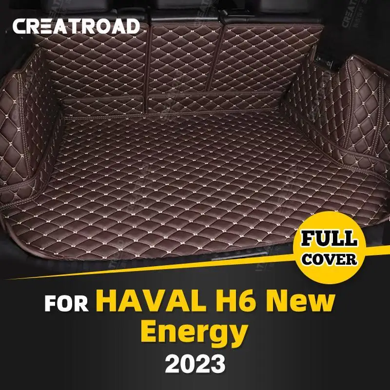 

Для HAVAL H6 New Energy 2023, автоматический коврик для багажника с полным покрытием, автомобильный антигрязный коврик, защитный коврик, грузовой вкладыш, аксессуары для интерьера