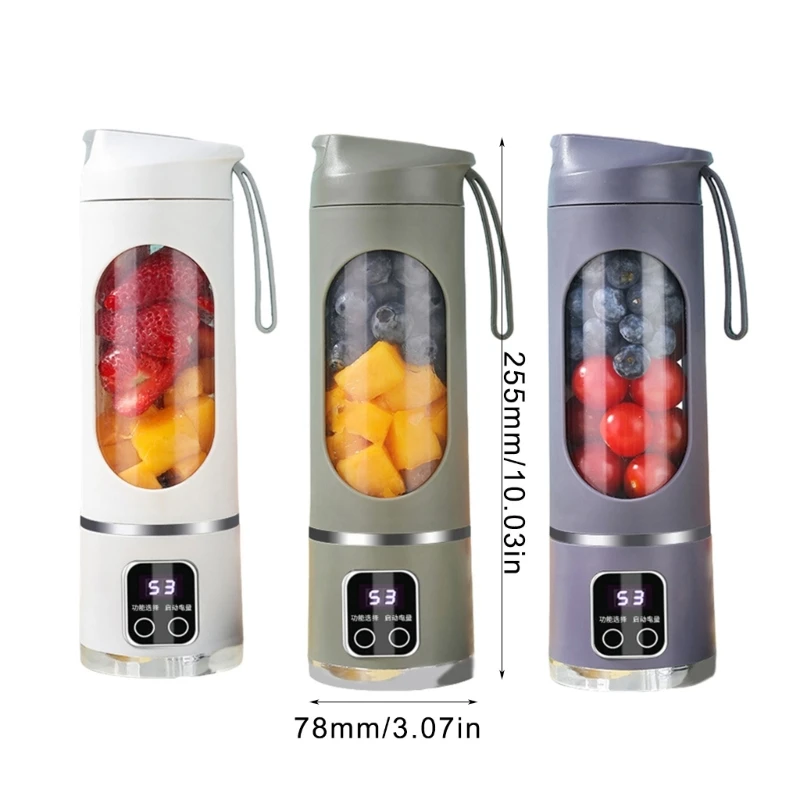 Động USB Sạc Máy Ép Trái Cây Cốc Máy Xay Sinh Tố Nước Trái Cây Tươi Cho Văn Phòng, Trường Học, Gia Đình Ngoài Trời Học Sinh