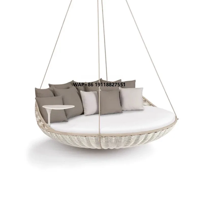 

Hot Sale Nordic Hammock Double Net Red Hanging Basket Balcony Outdoor Swing Lazy Home Hammock Indoor Cradle Bed Wicker Wing Bed