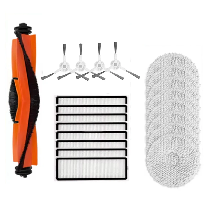 21 Pcs For Xiaomi X20+/X10+ / X20 Plus/X10 Plus Vacuum Cleaner Accessories Main Side Brush Mop Filter