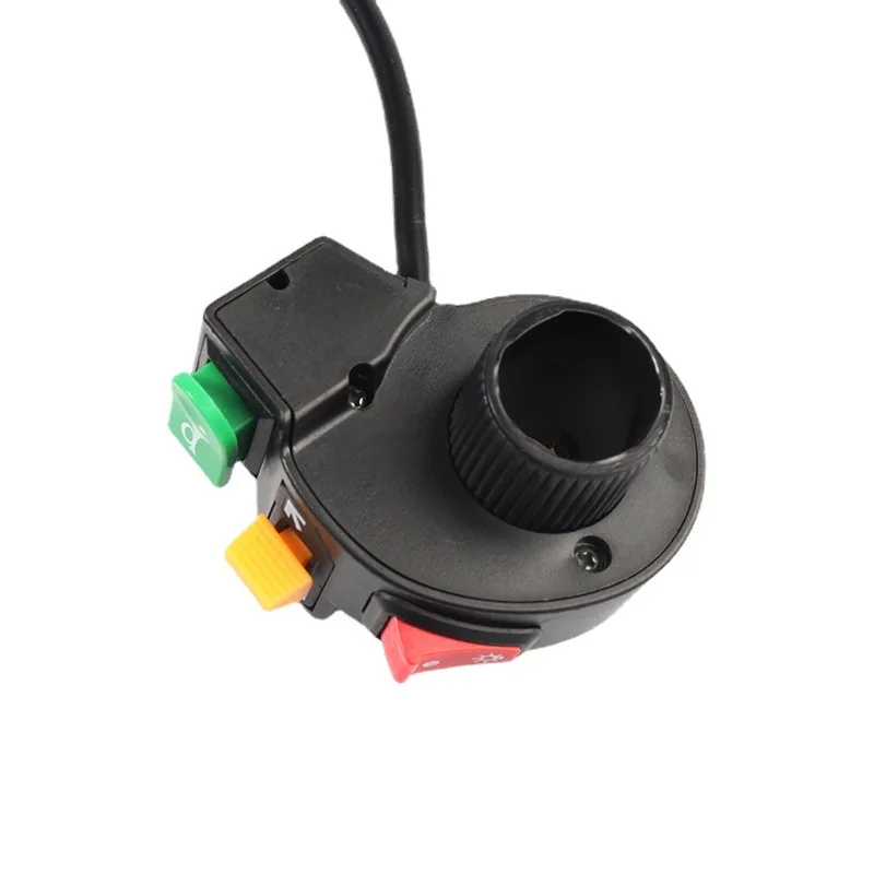 22mm 7/8" Universal Motorcycle Handlebar Switch 3 Control Button in 1 Headlight Turn Signal Horn Button - view 5