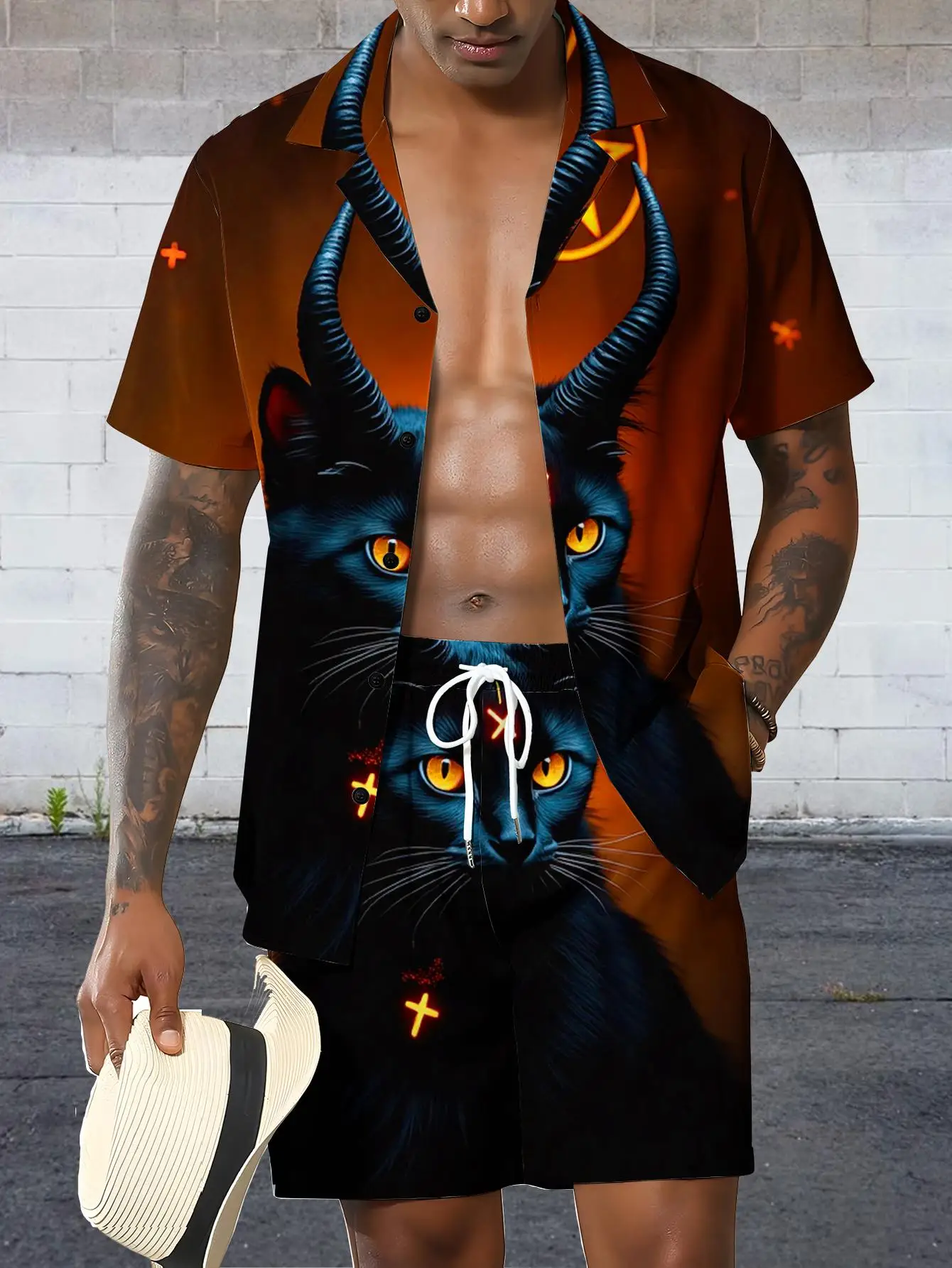 

Men's Shirt Sets 2026 Spring/Summer clothing set Graphic jogging suit men's Tracksuit set Suit for man 3D Printed 2 piece set