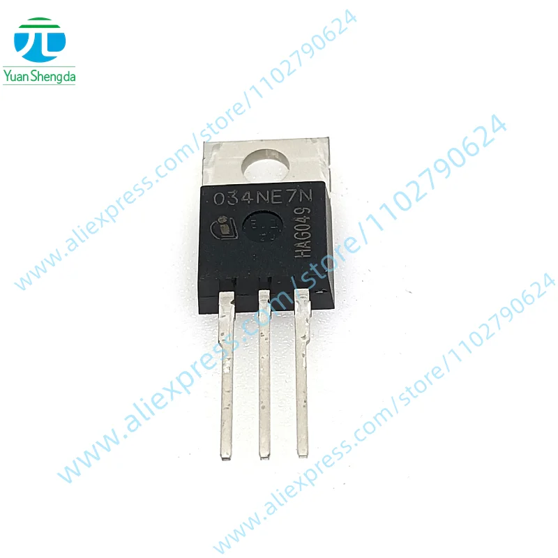 

5PCS New Original IPP034NE7N3G MOS FET 034NE7N