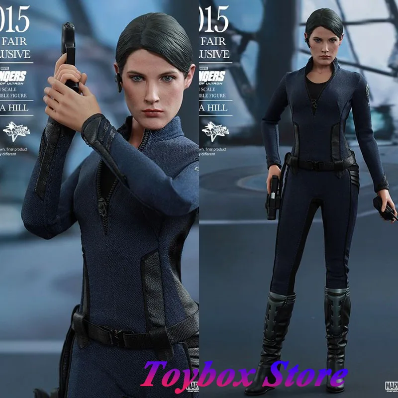 

Hot Toys MMS305 1/6 Maria Hill Movable Cloth Action Figure 2015 Toys Fair Exclusive Avengers 2 Original 12" Full Set Model Dolls