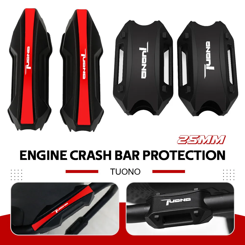 For Aprilia RSV4 RS660 Tuono V4 1100 RSV 1000 Mille R Motorcycle Engine Protection Guard Bumper Decorative Block Crash Bar 25MM