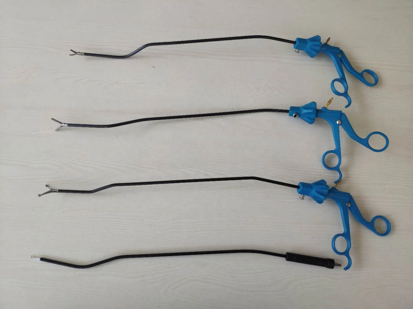 2025 Reusable laparoscopic instruments Single-hole SILS electrodes Double-action curved scissors