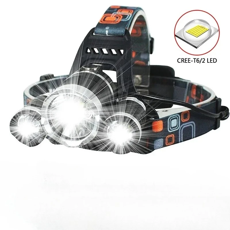 Rechargeable Fishing Headlight Super Bright Led Headlamp Outdoor Hunting Camping Waterproof Head Light