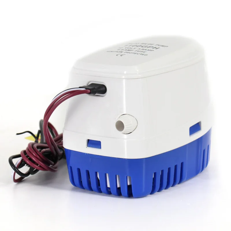 12V24v Automatic Bilge Pump Small, Pumping Yacht Battery Marine Pump DC Submersible Pump