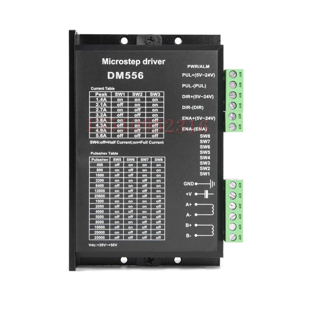 New 2 Phase Digital Stepper Motor Driver Dm556 Dm542 For Nema 17 23 34 Series Stepper Motor Cnc Machine 3d Printer