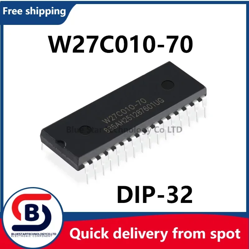 Free Shipping 10-50pcs/lots W27C010-70 W27C010 27C010 DIP32 Quick delivery from spot