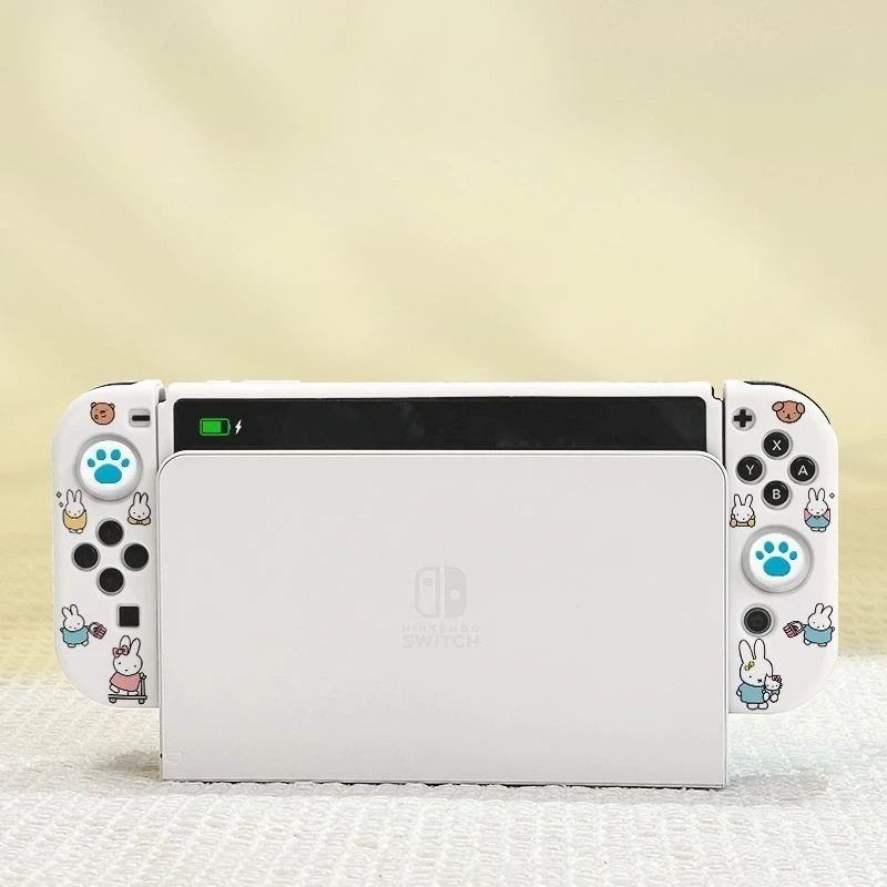 Anime Miffy Applicable To Switch Oled Ns2 Handle Shell Good Looks Cartoon Hot Selling Wholesale Good Things New Simple Practical