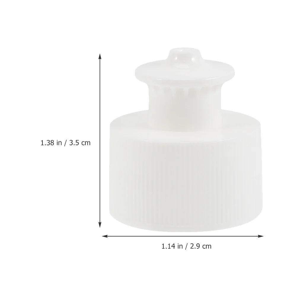 

50Pcs Push Pull Replacement Bottle Caps Leakproof Reusable Sports Water Bottle Lid Portable Durable Sealing Tops