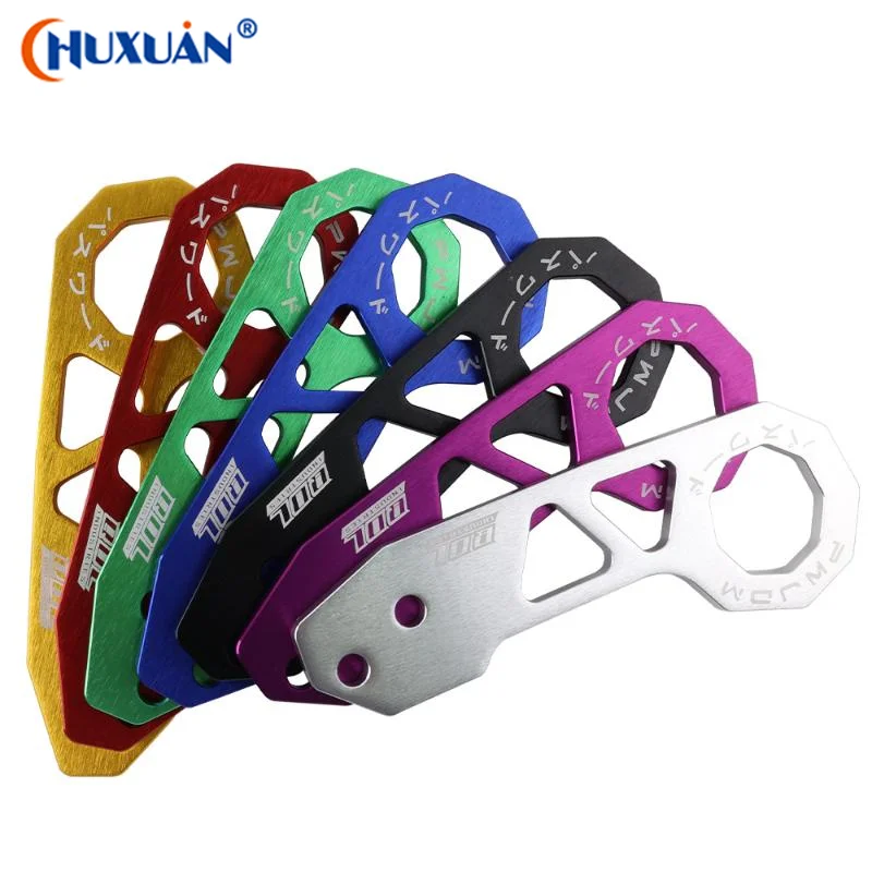 [Q]1 Set Universal Aluminum Alloy Rear Tow Hook Racing Rear Tow Hook Rhombic Towbar Towing Tools For Civic Fit Jazz Gk5