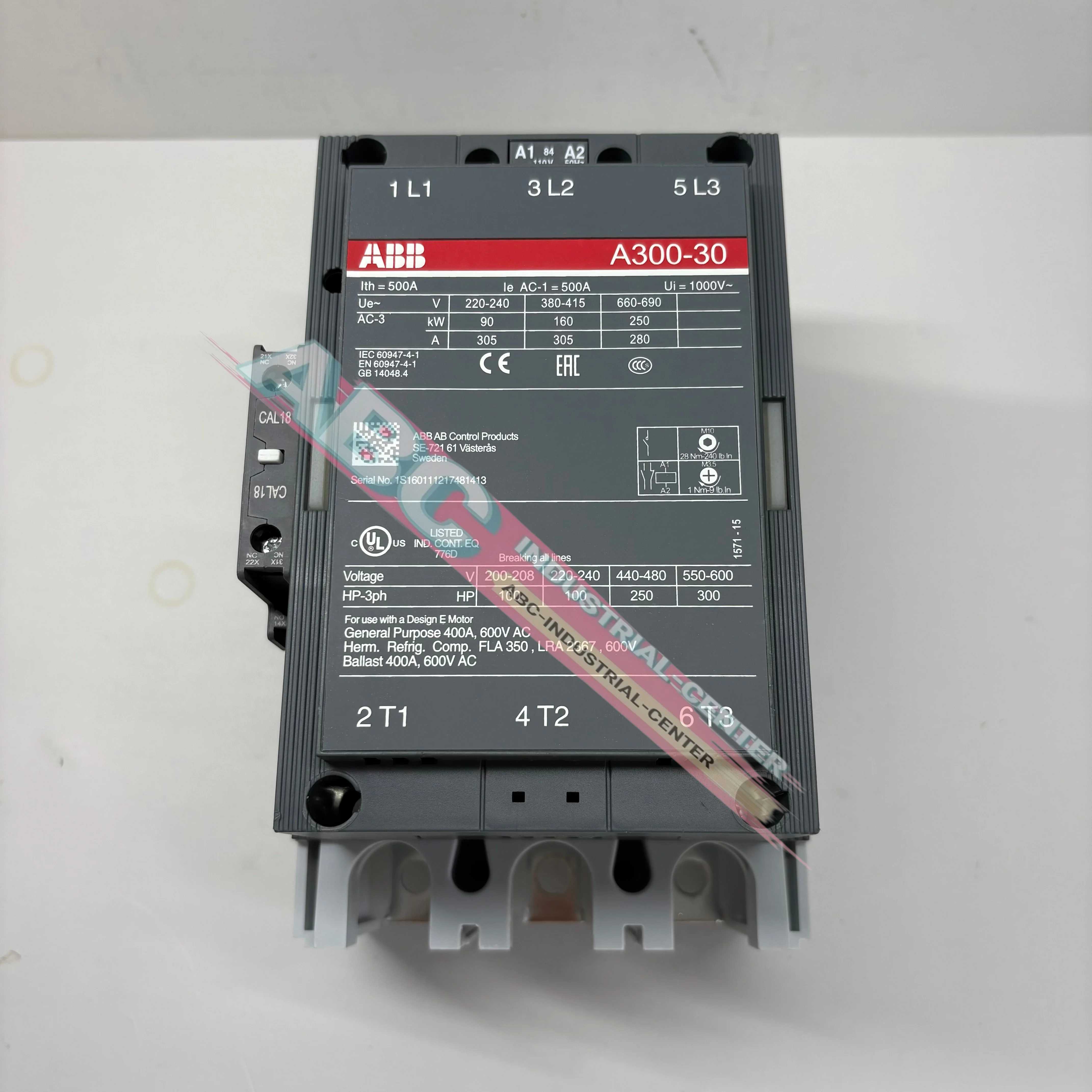 Brand new A300-30-11 110V Contactor 1SFL551001R8411