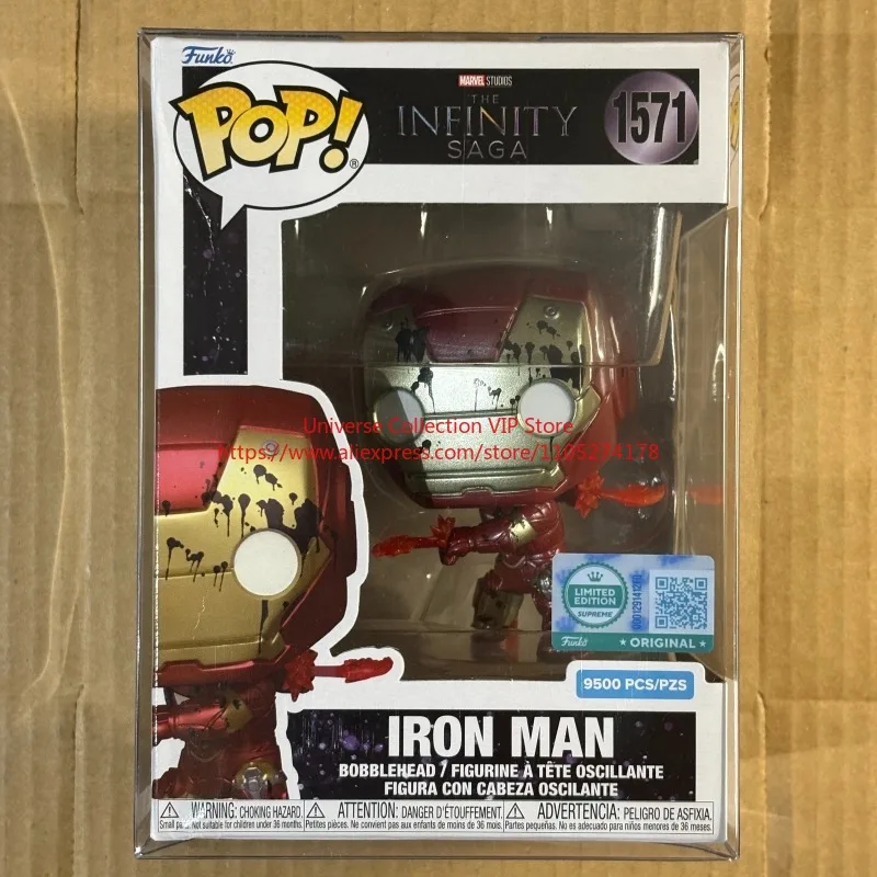 Funko Pop Supreme LE Marvel Iron Man 1571, Exclusivo de Entertainment Earth, Juguete Coleccionable, Regalo para Coleccionistas de Marvel