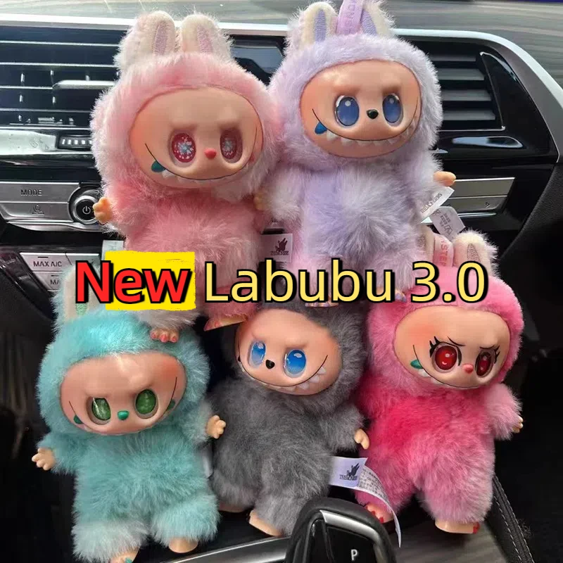 

HOT New Labubu V3 The Monsters Big Into Energy Series Vinyl Plush Pendant Blind Box Face Doll Action Figure Keychain Gift