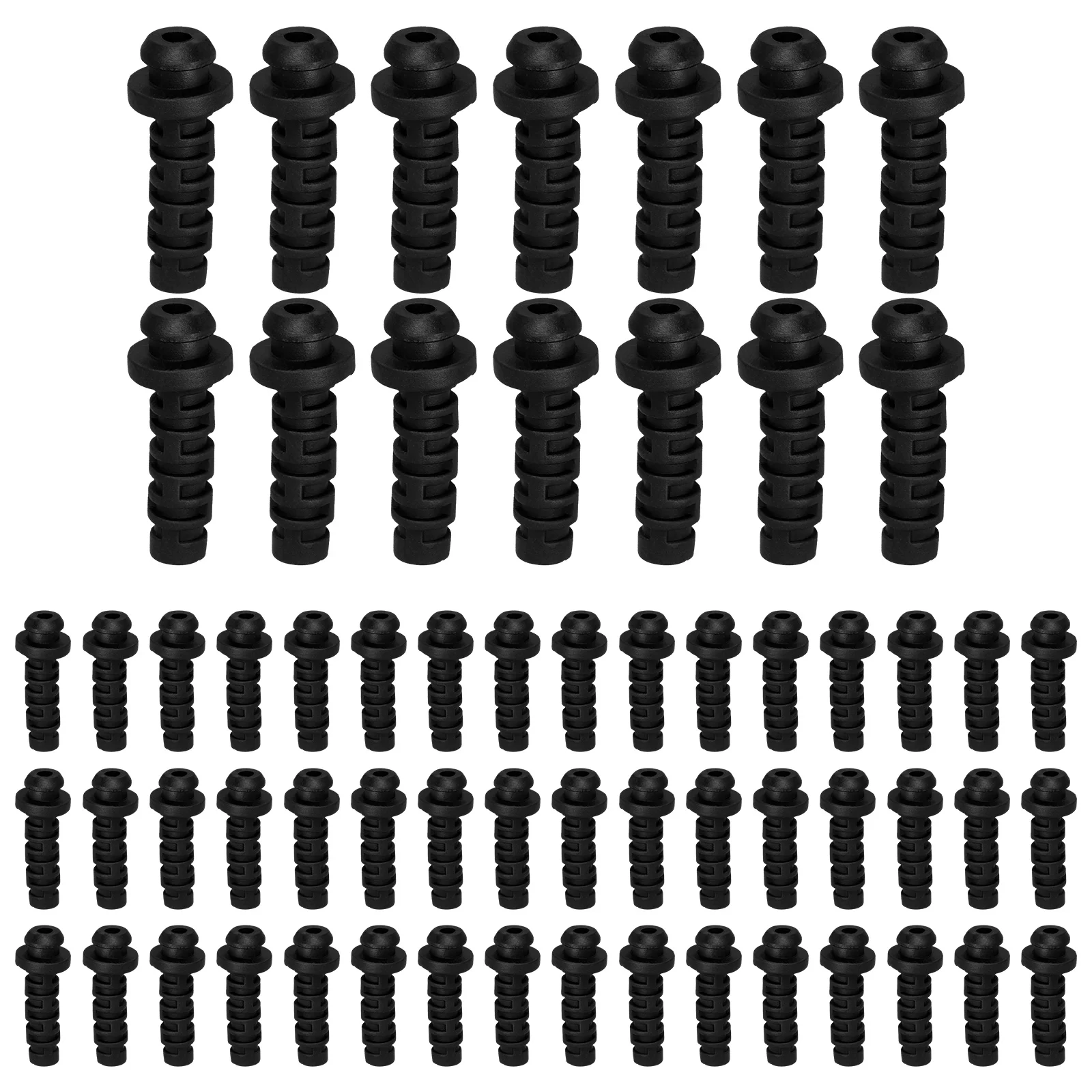 

10Pcs Cable Protector Strain Relief Cord Connector Electrical Wire Glands Spiral Grip for Wire Management Cable Glands Spiral