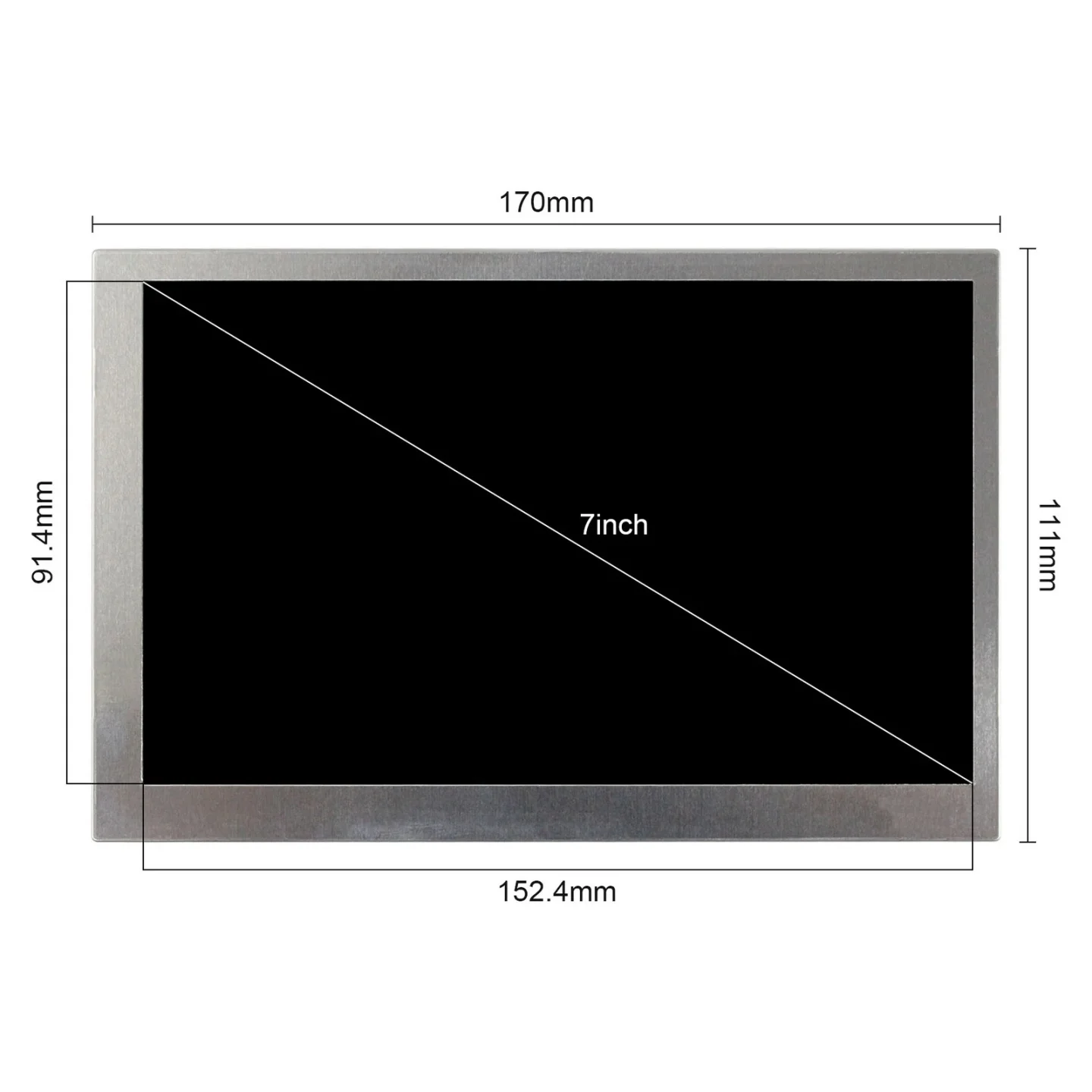 G070Vw01 V1 Lcd Screen, G070Vw01 V0 7inch Original Genuine Product with a Resolution of 1024X600