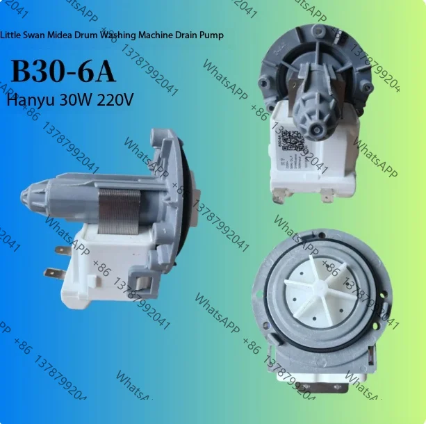 for Little Swan  MG80V50DS5 Drum Washing Machine Drain Pump Motor Hanyu B30-6A Motor
