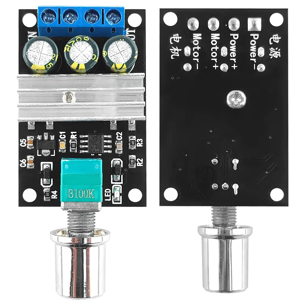 6V 12V 24V 28V PWM DC Motor Speed Controller Adjustable Speed Regulator Motor Controller 3A Motor Governor