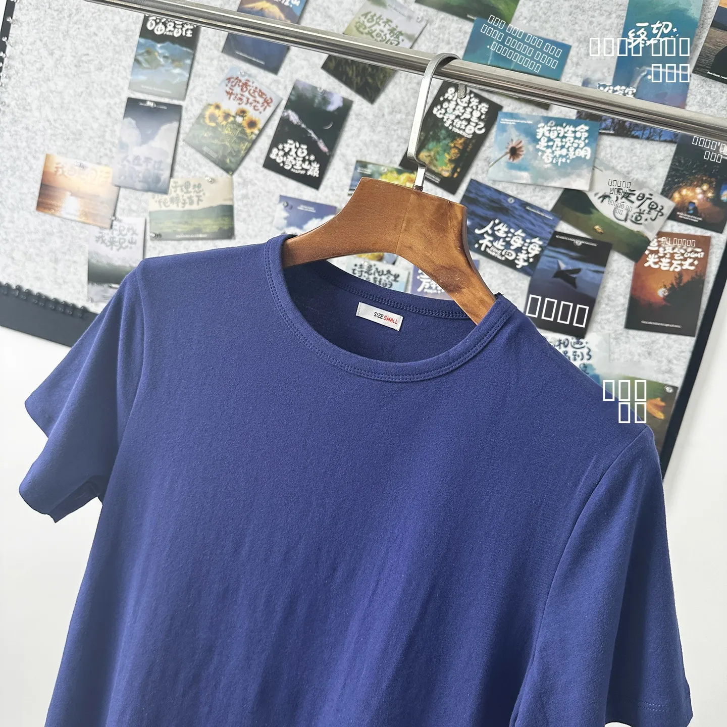 Waed Cotton ort Sve T-irt Soft Comfortable Skin-friendly round Ne Basic  Color Summer Faionable Men's Top