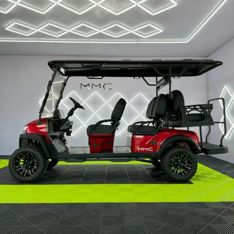 Street Legal Factory CE  electric cart Golf Course Club 2/4/6/8 seater off-road sightseeing car Solar power electric golf cart