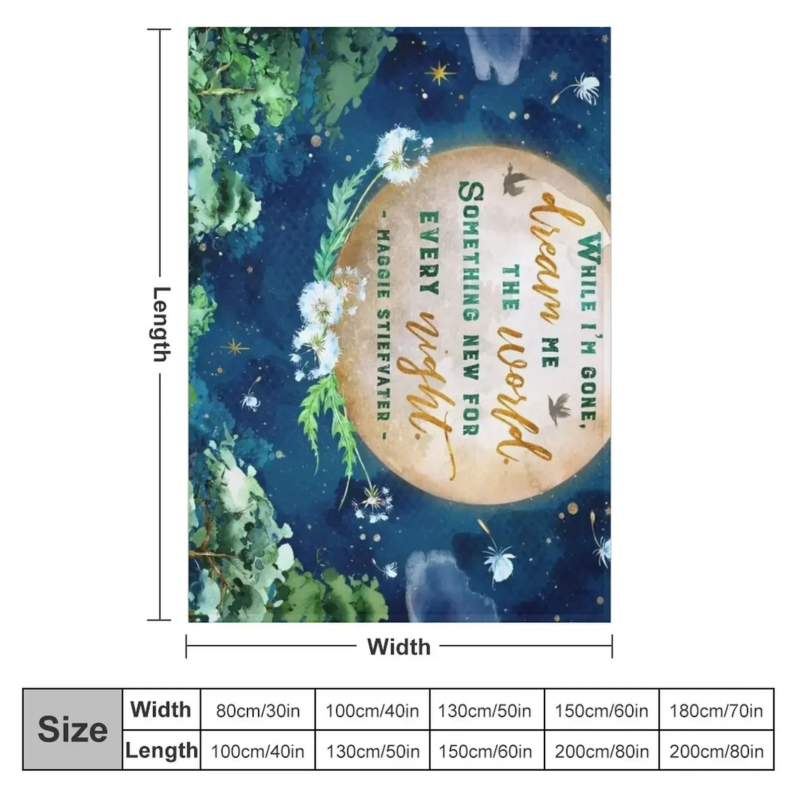 Dream me the world Throw Blanket Thermals For Travel Sofa Blankets