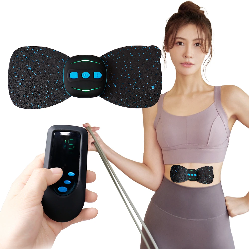 

Electric EMS Neck Massager Cervical Massage Patch Remote Control Shoulder Leg Arm Abdominal Pulse Pain Relief Muscle Stimulator