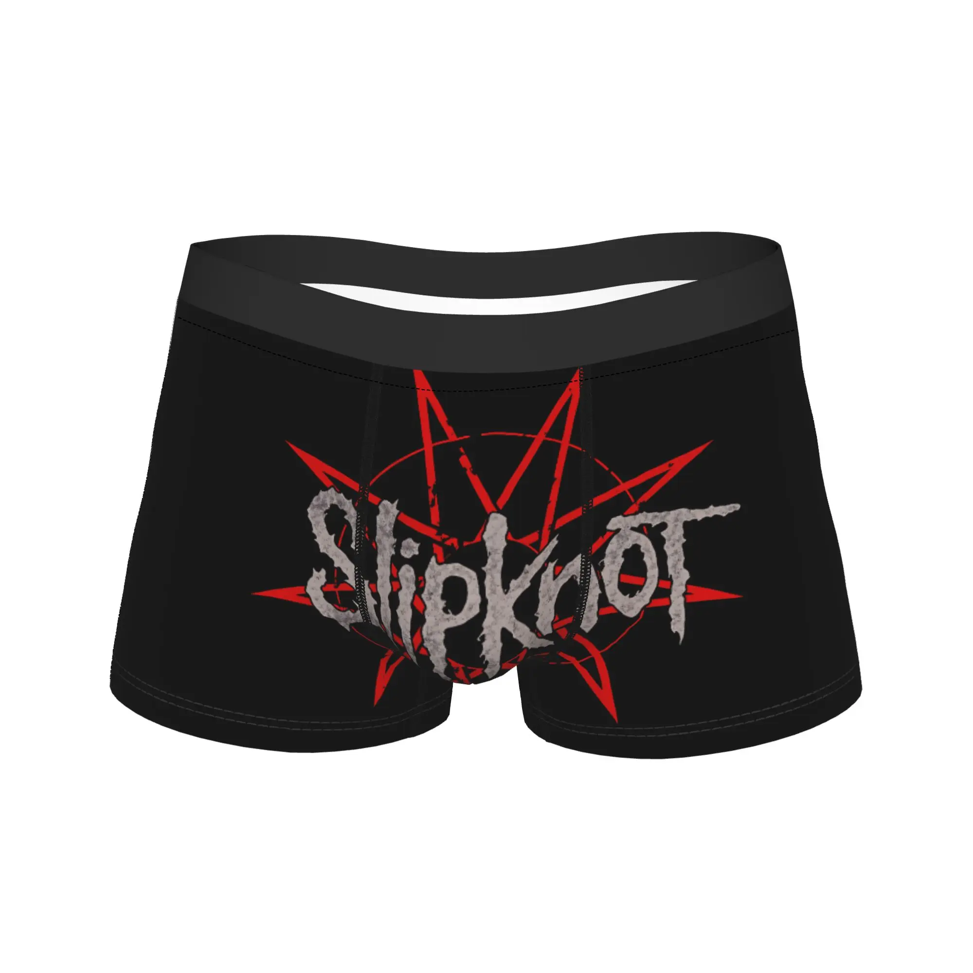 

Slipknots Band Underwear Males Panties Custom DIY Sexy Soft Trunk Trenky Boxer Brief Large Size