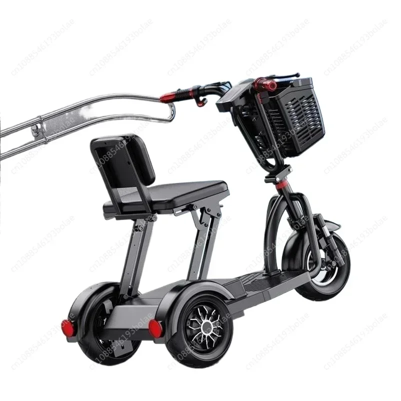 Elderly Scooter Electric Tricycle Battery Car Can Lift Chargable Lithium Battery Foldable and Portable Adult Electric Motorcycle