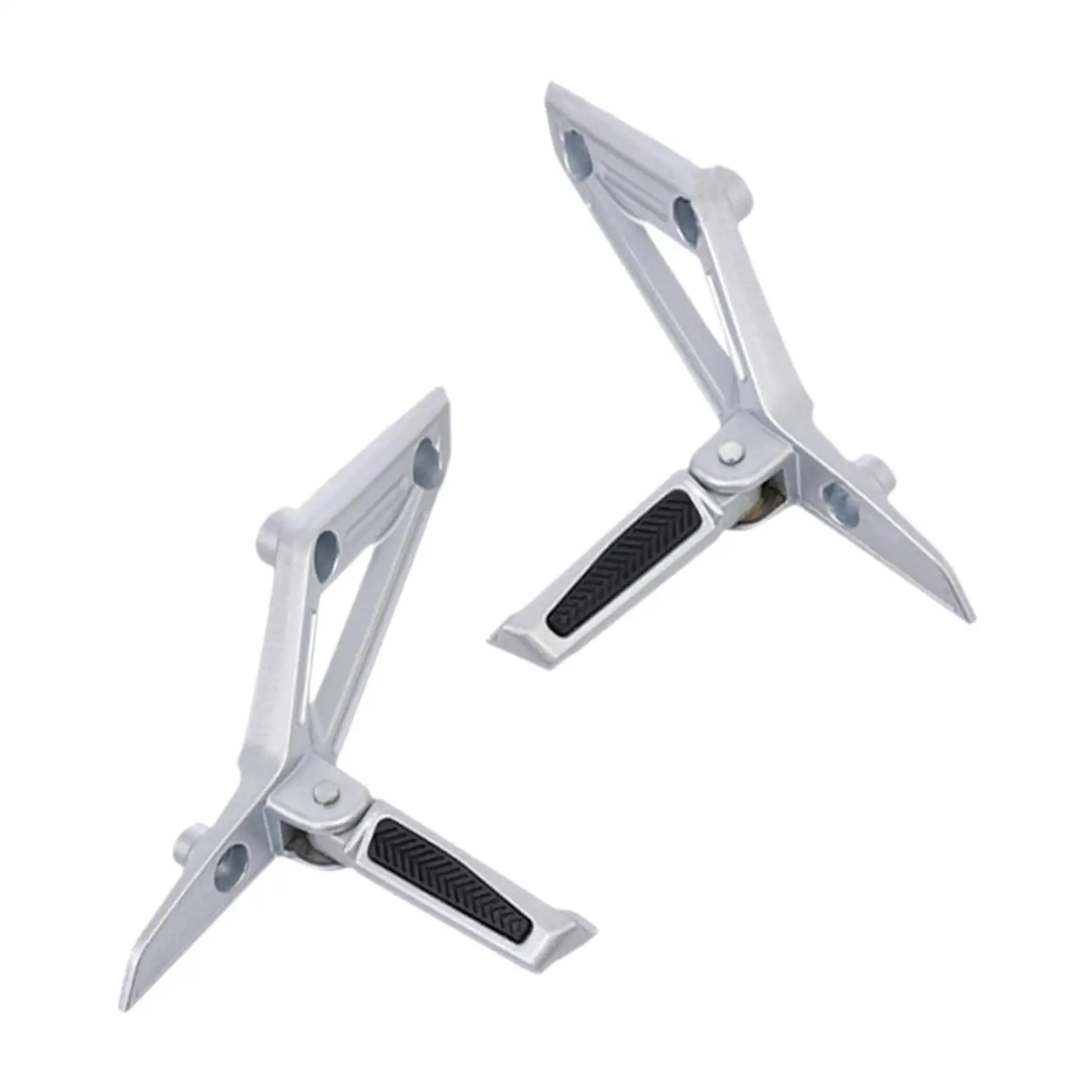

Rear Passenger Foot Pegs Rear Pedals Aluminum Alloy AntiSlip Foot Rest Mount for