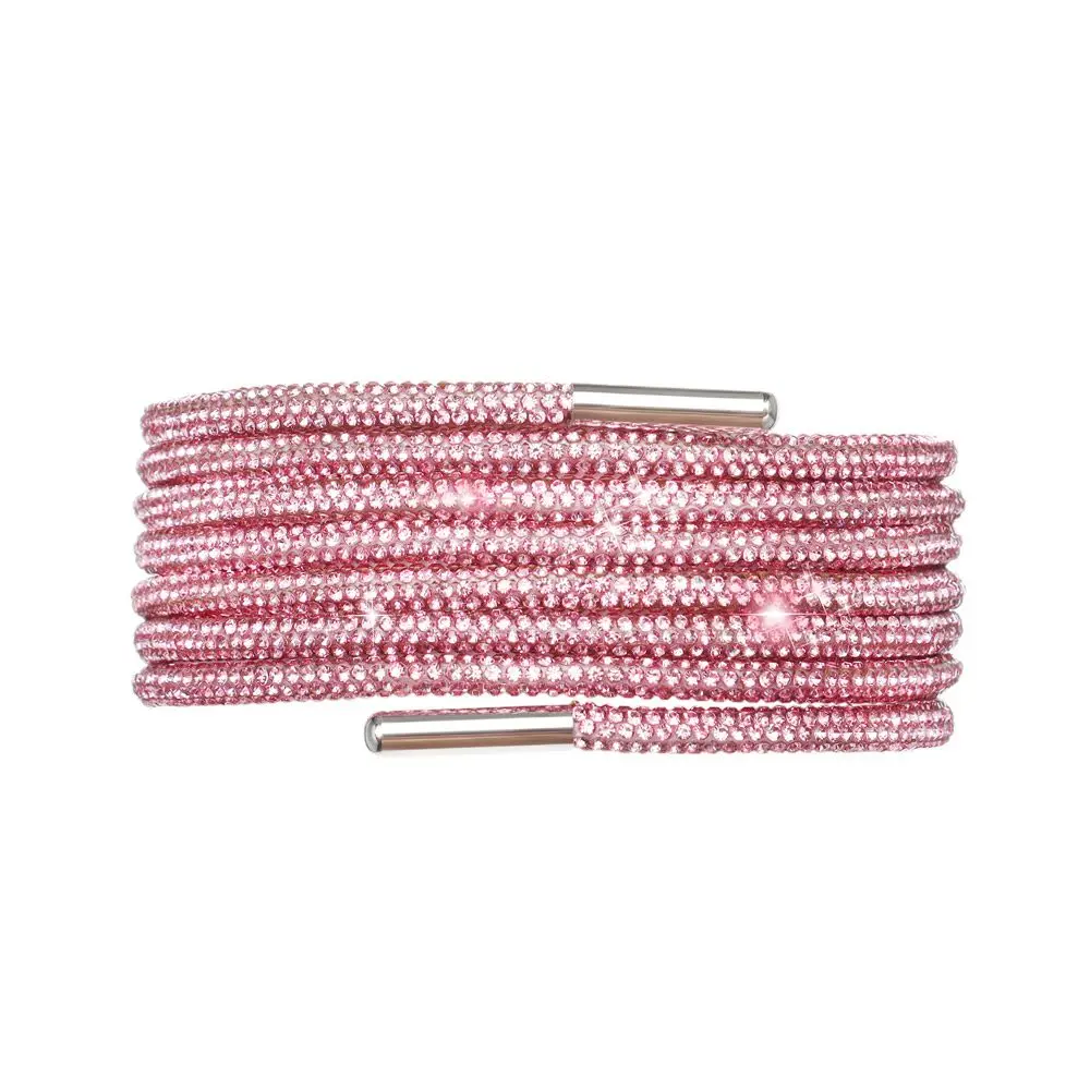 1PC DIY Drawstring Accessories Rhinestone ShoeLaces Sneakers Laces Shoe Laces Bright Strings