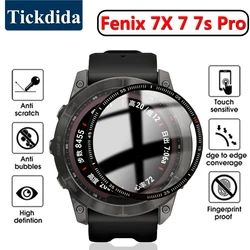 3D Protective Film for Garmin Fenix 7X 7 7S Pro Smartwatch Screen Protector Cover for Garmin Fenix 7X Pro Not Tempered Glass