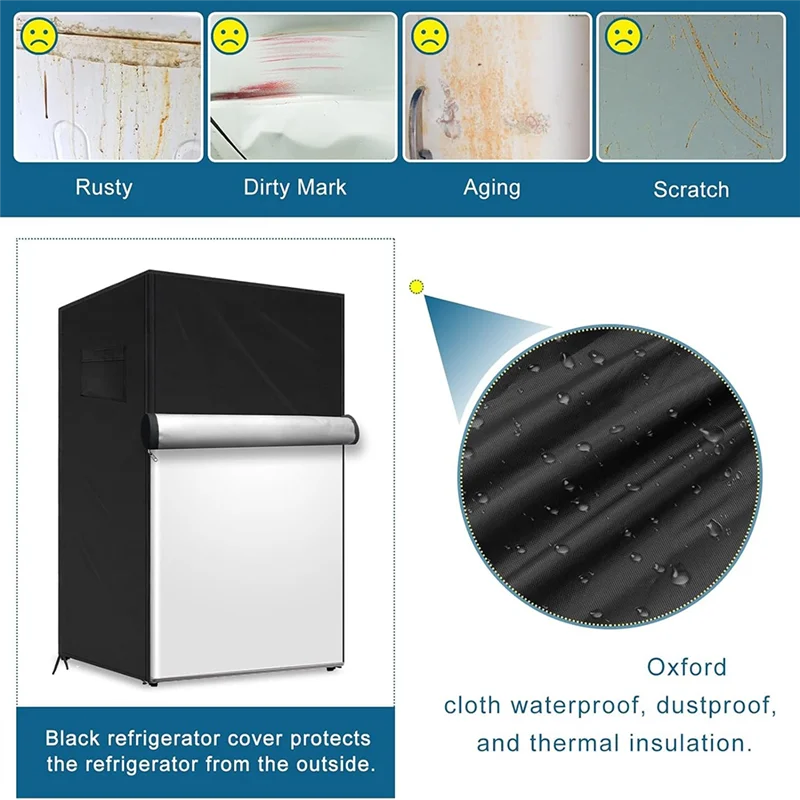 

ABAE-водонепроницаемая вертикальная крышка для мини-морозильной камеры, защита для наружного холодильника, щиток для охлаждения напитков и пива