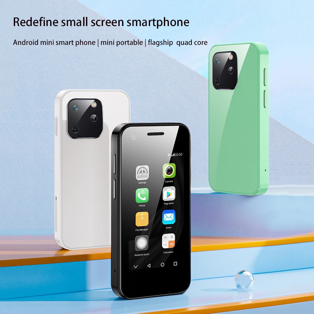 Soyes xs13 2,5 inches mini android 9,0 handy hd kamera dual sim tf slot 1000mah 2gb ram 16gb rom 3g süßes smartphone