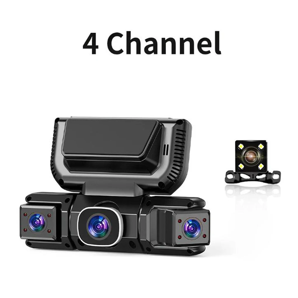 ABS Experience Enhanced Security With Four Channel 5G WiFi Dash Cam Real-Time App Control Loop Recording And Sides